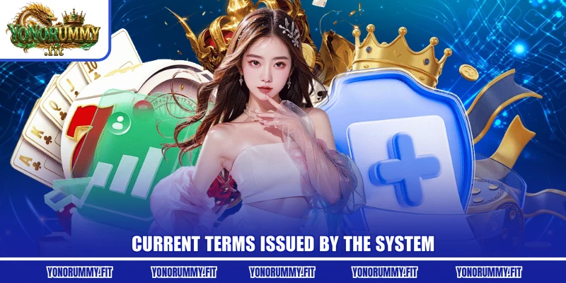 Current terms issued by the system