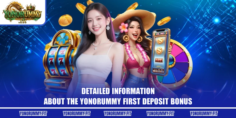 Detailed information about the Yonorummy first deposit bonus