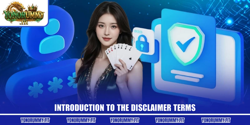 Introduction to the disclaimer terms