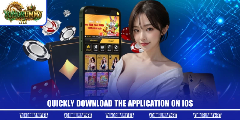 Quickly download the application on iOS