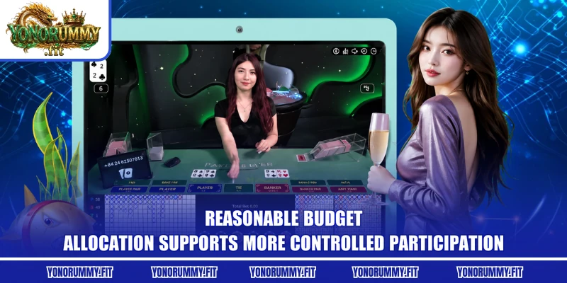 Reasonable budget allocation supports more controlled participation