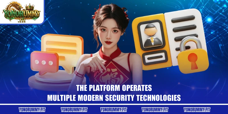 The platform operates multiple modern security technologies