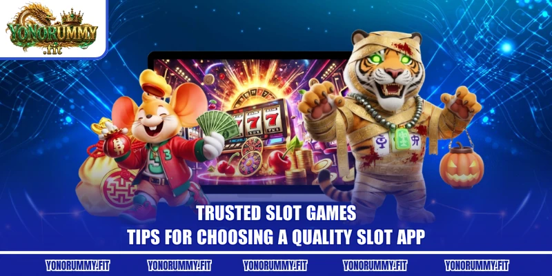 Trusted Slot Games - Tips For Choosing A Quality Slot App